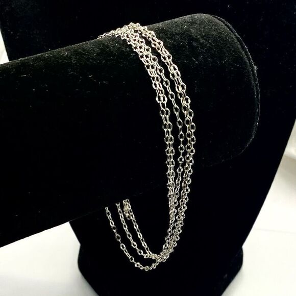 ALM Extra Long Sterling Silver 42” Link Chain - Picture 2 of 9